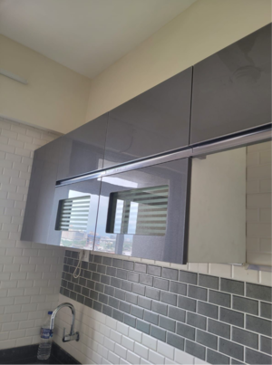 Kitchen in 1 BHK Apartment at Juhi Niharika Residency, Kharghar Sector 34 – for Rent