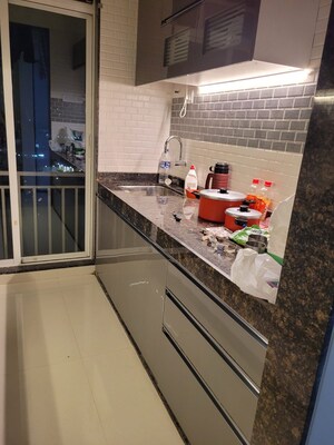 Kitchen in 1 BHK Apartment at Juhi Niharika Residency, Kharghar Sector 34 – for Rent