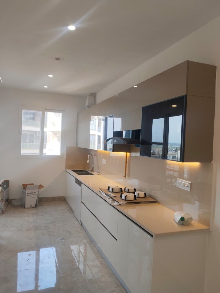 Kitchen, trishla-city 3 Bedroom 1824 Sq.Ft. Apartment In Patiala Road Zirakpur 9300537