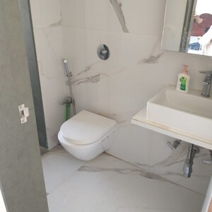 Bathroom in 2 BHK Apartment at Greenfields CHS, Lokhandwala Complex – for Rent