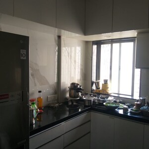 Kitchen in 2 BHK Apartment at Greenfields CHS, Lokhandwala Complex – for Rent