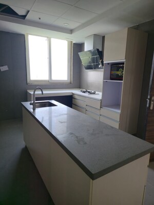 Kitchen in 4 BHK Apartment at Krrish Provence Estate, Gurgaon Faridabad Road – for Rent