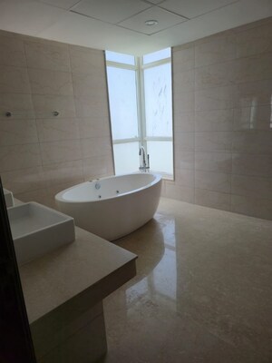 Bathroom in 4 BHK Apartment at Krrish Provence Estate, Gurgaon Faridabad Road – for Rent