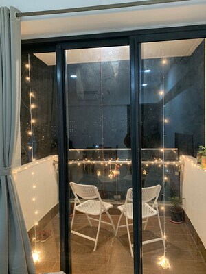 Kitchen in 2 BHK Apartment at Shapoorji Pallonji Vicinia, Powai – for Rent