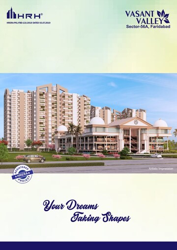 2 BHK Apartment For Sale in HRH City Vasant Valley, Sector 56a