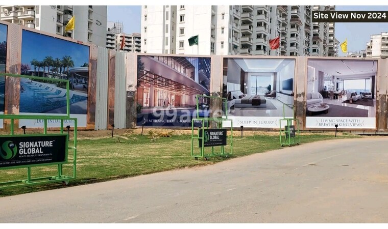 Exterior View, signature-global-daxin-vistas 3 Bedroom 1550 Sq.Ft. Builder Floor In Bhondsi Gurgaon 9300657