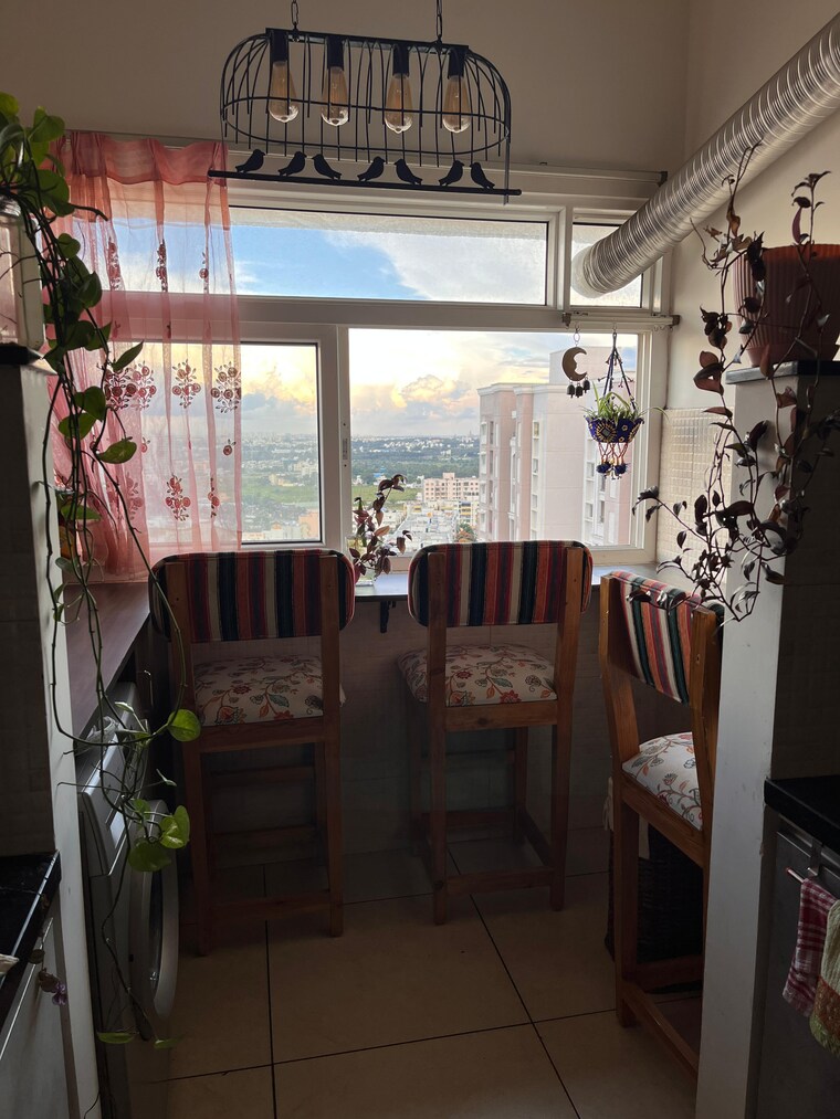 Living Room, prestige-song-of-the-south 3 Bedroom 1358 Sq.Ft. Apartment In Yelenahalli Bangalore 9300665