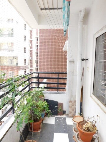 Balcony in 3 BHK Apartment at Manjeera Diamond Towers, Gopanpally – for Rent