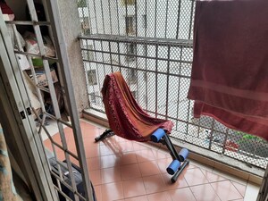 Balcony in 3 BHK Apartment at Arihant Aradhana, Kharghar – for Rent