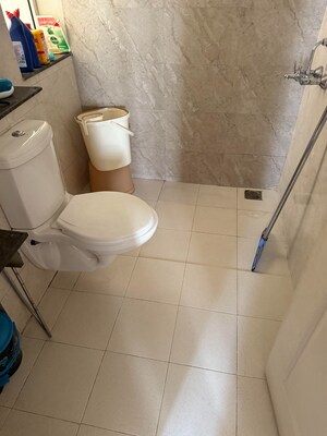 Bathroom in 2 BHK Apartment at International Airport Road – for Rent