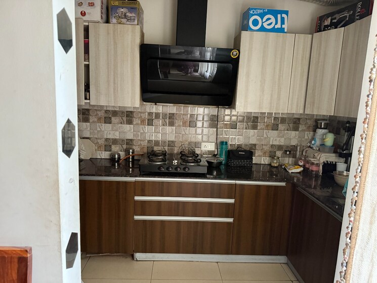 Kitchen, international airport road 2 Bedroom 1050 Sq.Ft. Apartment In International Airport Road Zirakpur 9300718