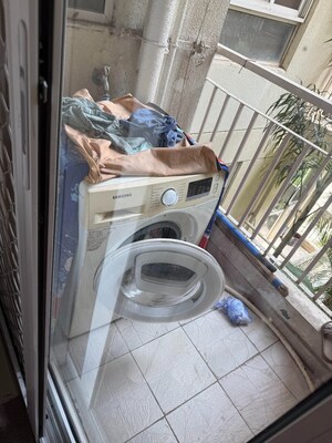 Bathroom in 2 BHK Apartment at International Airport Road – for Rent