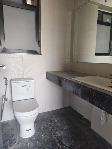 Bathroom in 3 BHK Apartment at Kalpataru Magnus, Bandra East – for Rent