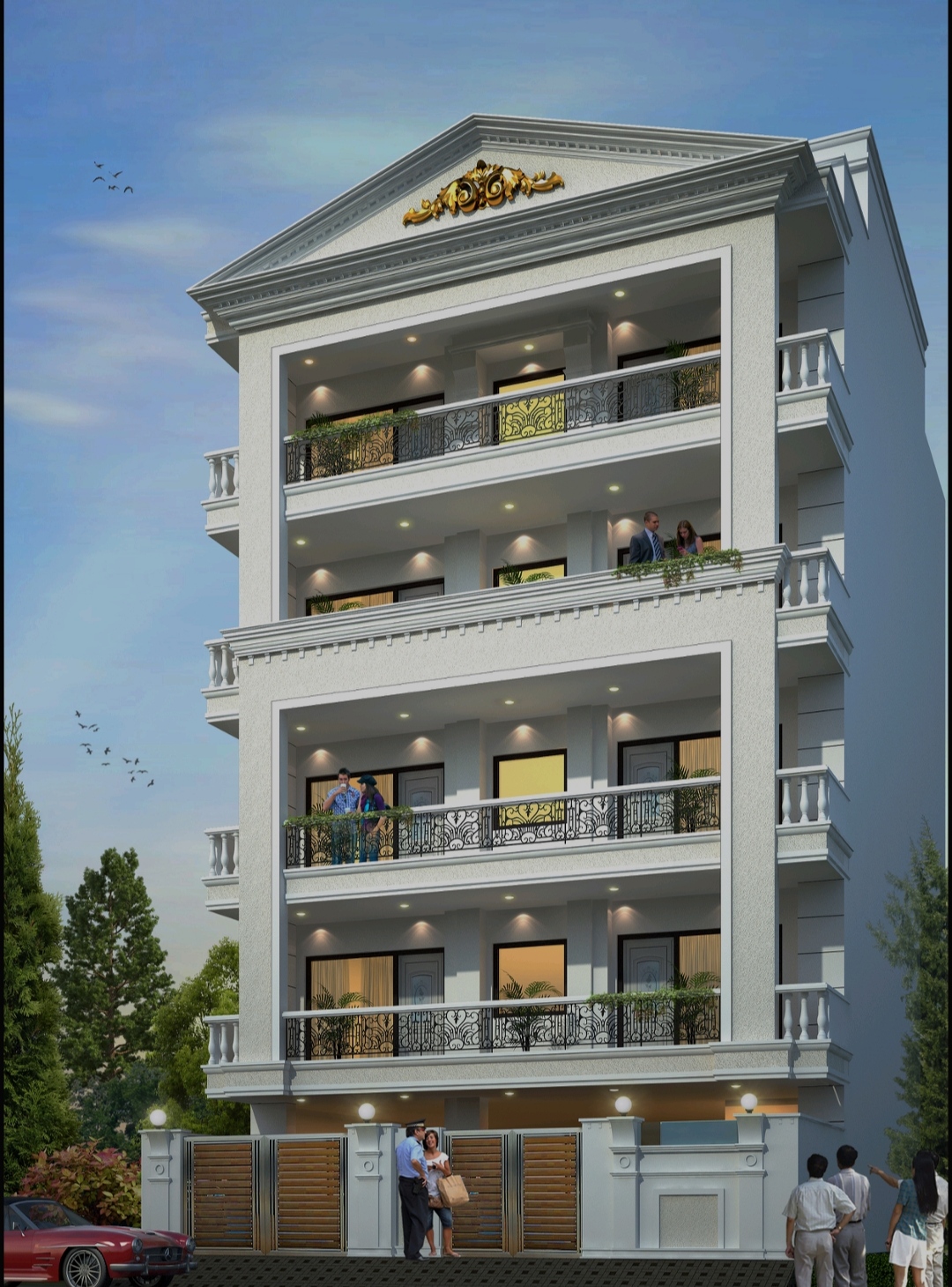 4 BHK + Servant Room 300 Sq.Yd. Builder Floor in BPTP Eden Estate