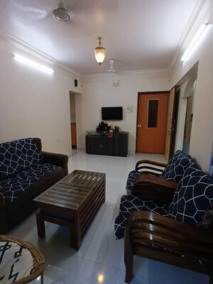 Living Room in 1 BHK Apartment at Abrol Krishna Utsav, Malad West – for Rent