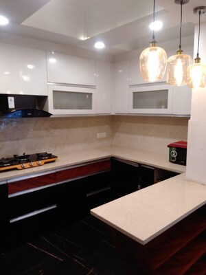 Kitchen in 3 BHK Apartment at Unitech Uniworld Gardens 2, Sector 47 – for Rent