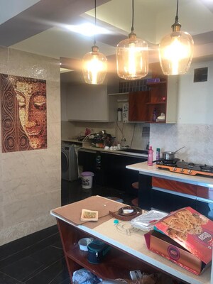 Kitchen in 3 BHK Apartment at Unitech Uniworld Gardens 2, Sector 47 – for Rent