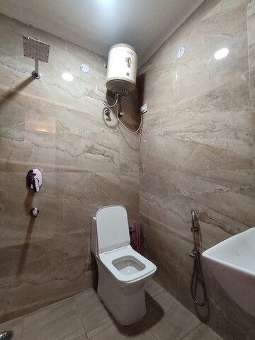 Bathroom in 2 BHK Builder Floor at Freedom Fighters Enclave – for Rent