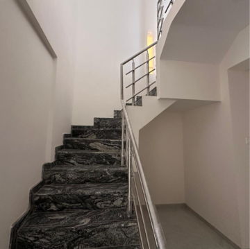 Staircase in 4 BHK Penthouse at Bharat Arize, Bangur Nagar – for Rent
