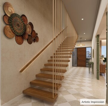 Living Room in 4 BHK Villa at Naldehra – for Sale