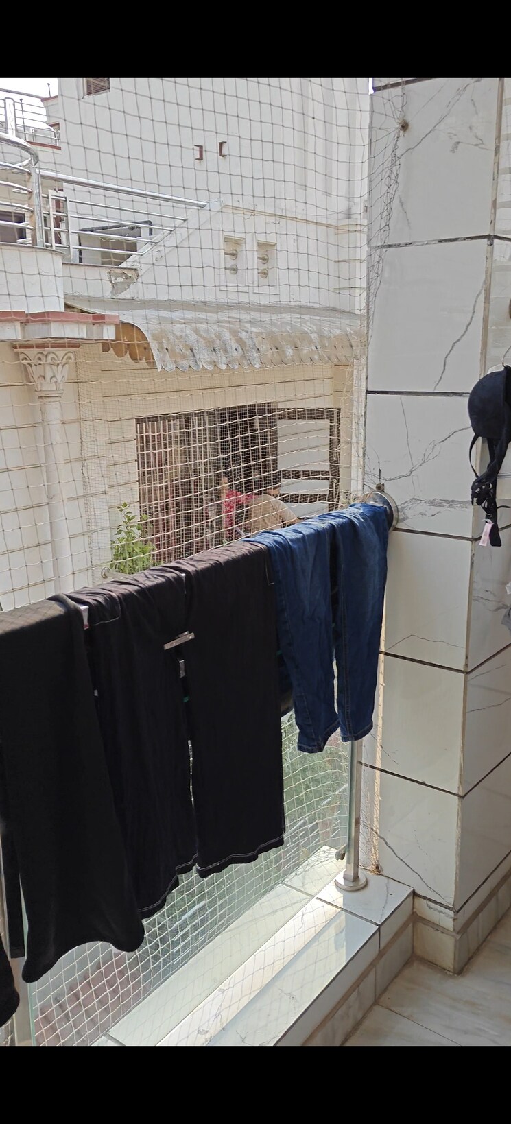 Balcony, dwarka mor 3 Bedroom 980 Sq.Ft. Builder Floor In Dwarka Mor Delhi 9300940