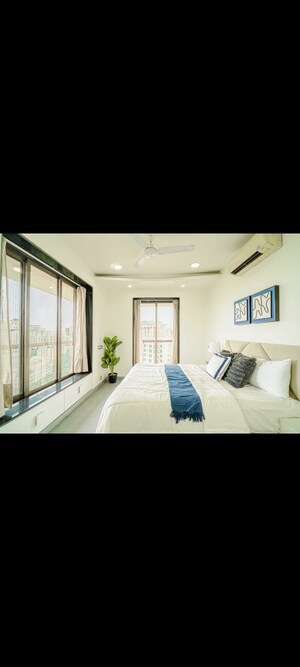 Bedroom in 3 BHK Apartment at Lake Front Solitaire, Powai – for Sale