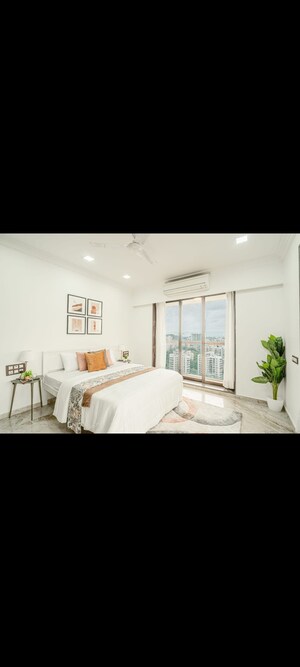 Bedroom in 3 BHK Apartment at Lake Front Solitaire, Powai – for Sale