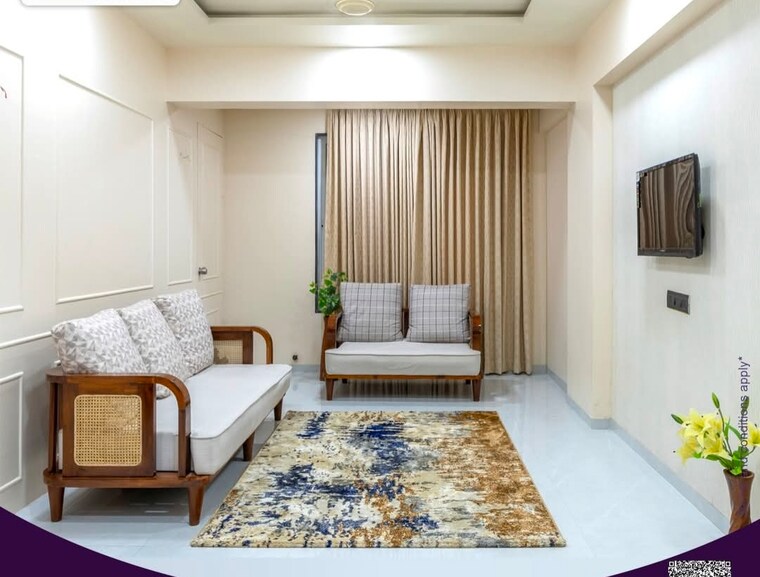 Living Room, baner 2.5 Bedroom 1040 Sq.Ft. Apartment In Baner Pune 9300961