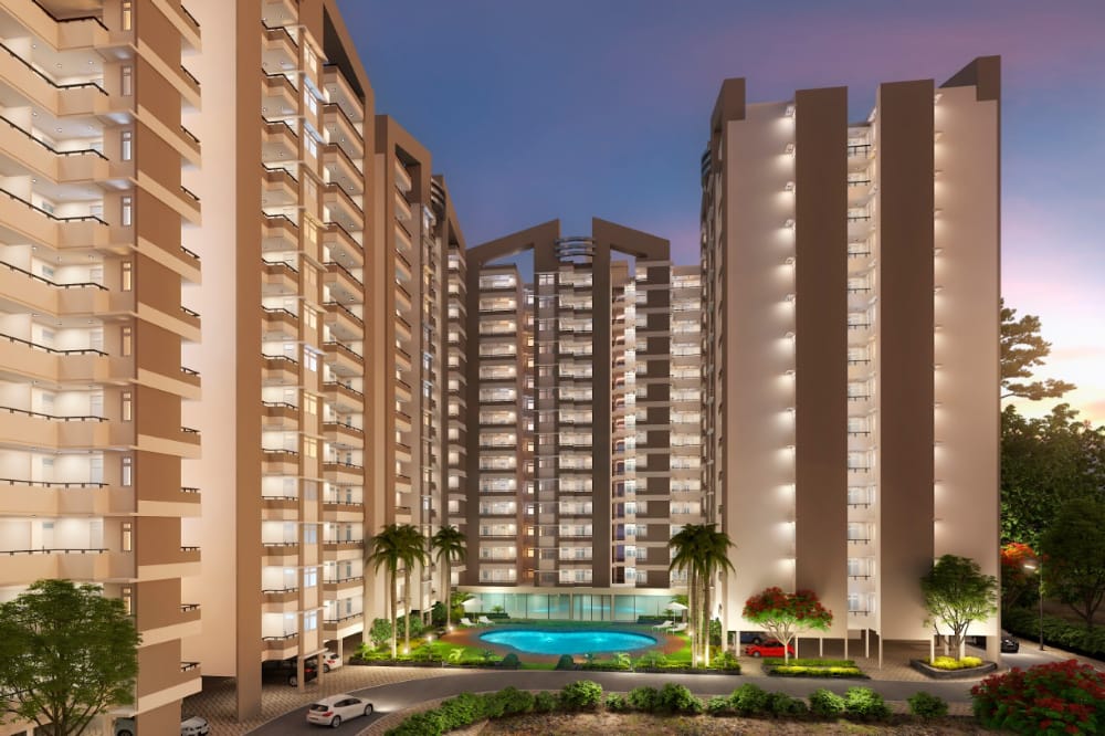 3 BHK 750 Sq.Ft. Apartment in HRH City Vasant Valley