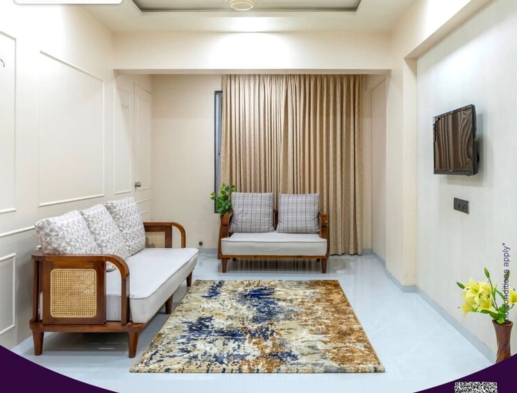 Living Room, baner 4 Bedroom 1658 Sq.Ft. Apartment In Baner Pune 9300982