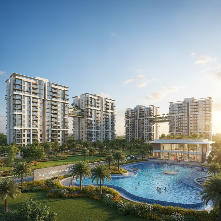 Exterior View, ashiana-amarah 3 Bedroom 2100 Sq.Ft. Apartment In Sector 93 Gurgaon 9301116