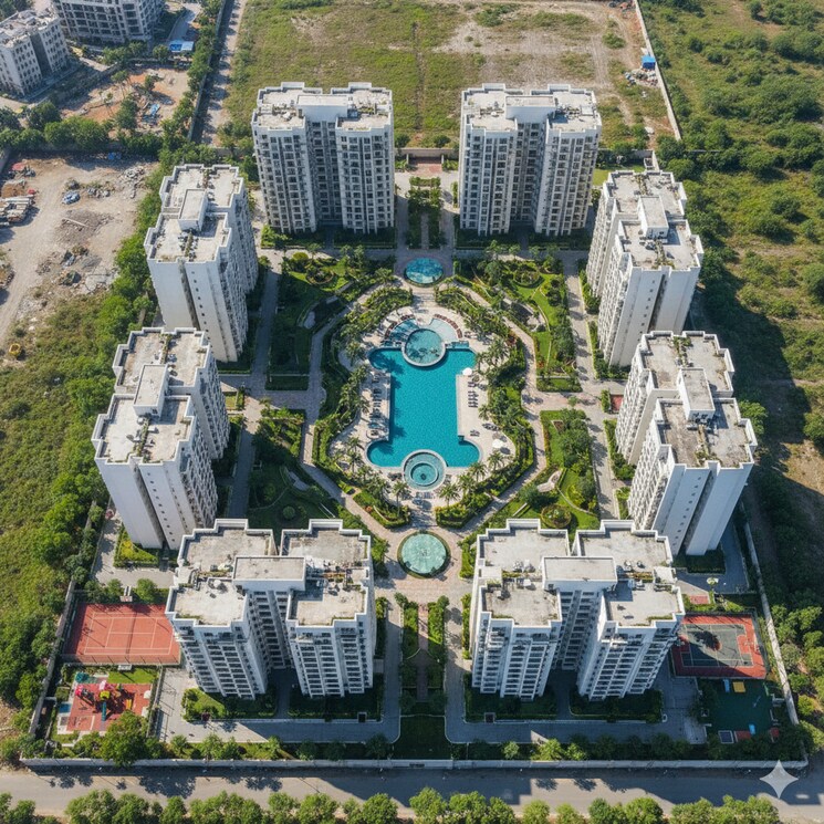 Master Plan, ashiana-amarah 3 Bedroom 2100 Sq.Ft. Apartment In Sector 93 Gurgaon 9301116