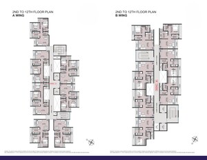 Floor Plan in 1 BHK Apartment at Rudra Kristina, Taloja – for Sale