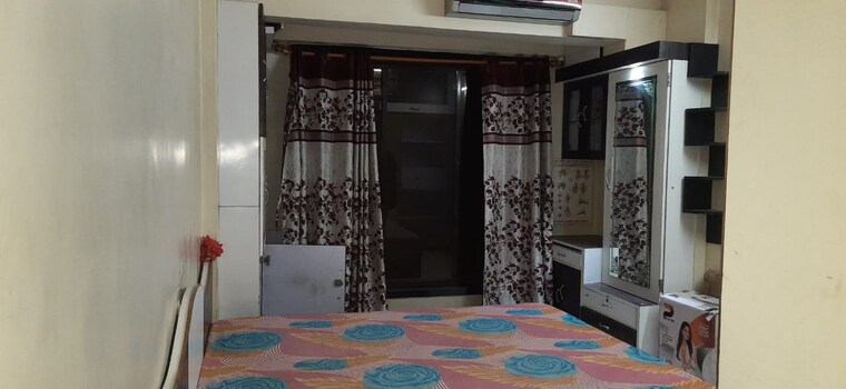 Bedroom, hari-om-heritage 3 Bedroom 1500 Sq.Ft. Apartment In Kharghar Navi Mumbai 9301155
