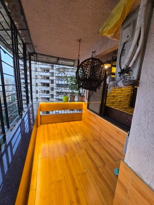 Balcony in 2 BHK Apartment at Ajmera Yogi Dham Phase III, Kalyan West – for Sale