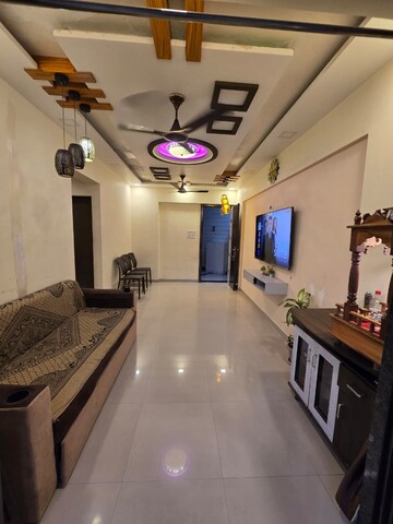 Living Room in 2 BHK Apartment at Ajmera Yogi Dham Phase III, Kalyan West – for Sale