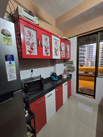Kitchen in 2 BHK Apartment at Ajmera Yogi Dham Phase III, Kalyan West – for Sale