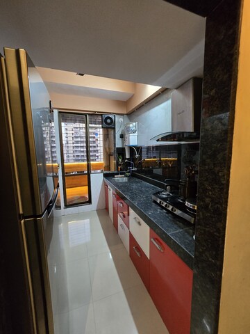 Kitchen in 2 BHK Apartment at Ajmera Yogi Dham Phase III, Kalyan West – for Sale