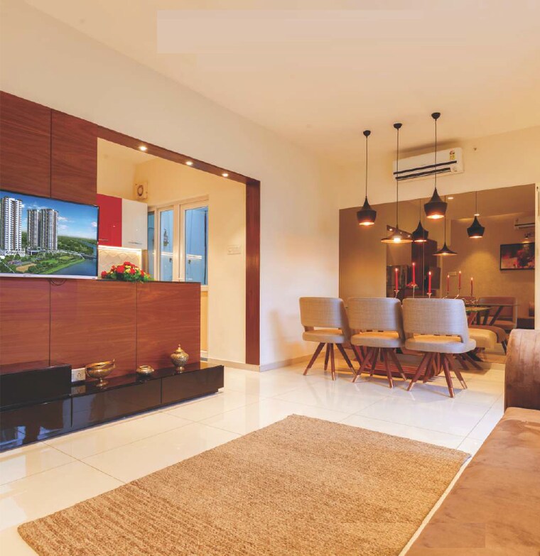 Living Room, avon-vista 3 Bedroom 1030 Sq.Ft. Apartment In Balewadi Pune 9301218