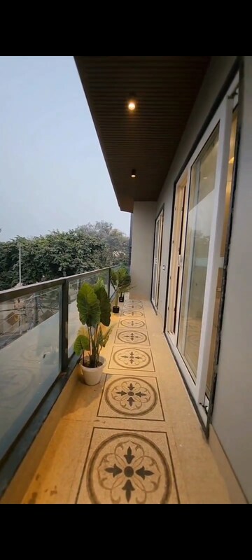 Balcony in 4 BHK Builder Floor at Naraina Industrial Area Phase 1 – for Sale