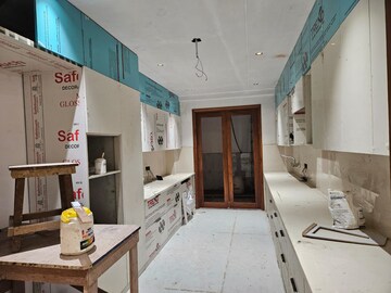 Kitchen in 1.5 BHK Builder Floor at Shalimar Garden – for Sale