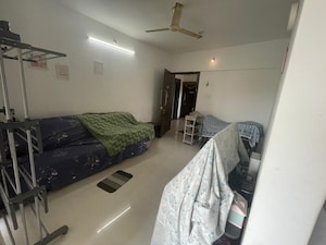 Living Room in 1 BHK Apartment at Goel Ganga Antra, Kharadi – for Sale