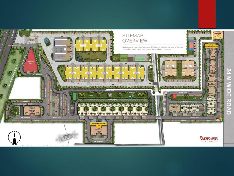 Master Plan, advitya-plaza 3 Bedroom 825 Sq.Ft. Apartment In Sector 143 Faridabad 9301352