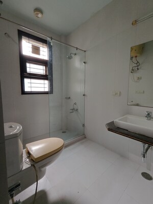 Bathroom in 3 BHK Builder Floor at Dlf Phase ii – for Rent