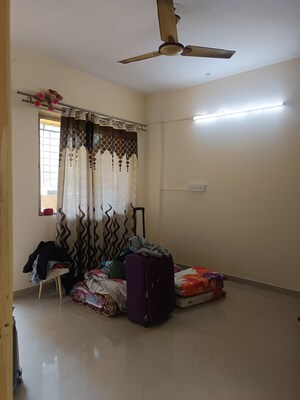 Living Room in 1 BHK Apartment at Spring Glory Co-Operative Society, Kharadi – for Rent