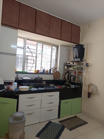 Kitchen in 1 BHK Apartment at Spring Glory Co-Operative Society, Kharadi – for Rent