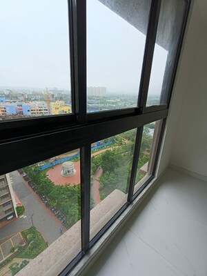 Balcony in 3 BHK Apartment at Runwal Gardens, Dombivli East – for Rent