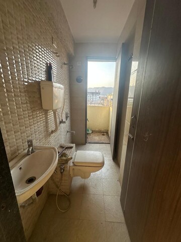 Bathroom in 2 BHK Apartment at Shah Royale, Kharghar – for Rent