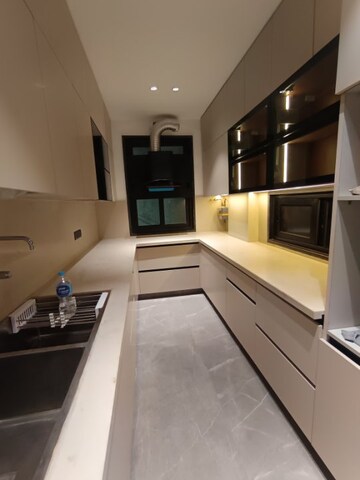 Kitchen in 2 BHK Builder Floor at Navbharat Apartments, Paschim Vihar – for Rent