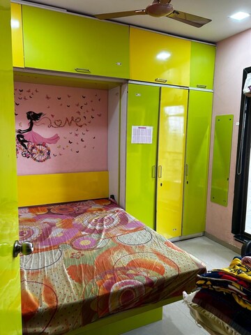 Bedroom in 2 BHK Apartment at Giriraj Classic, Kopar Khairane – for Rent
